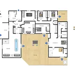 La Clef Decamp Greenland 15pers Jacuzzi Sauna Airhockey Billard