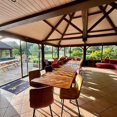 Greenland 15pers Jacuzzi Sauna Airhockey Billard Ferienhaus *