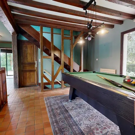 Feriehus La Clef Decamp Greenland 15pers Jacuzzi Sauna Airhockey Billard Hudimesnil