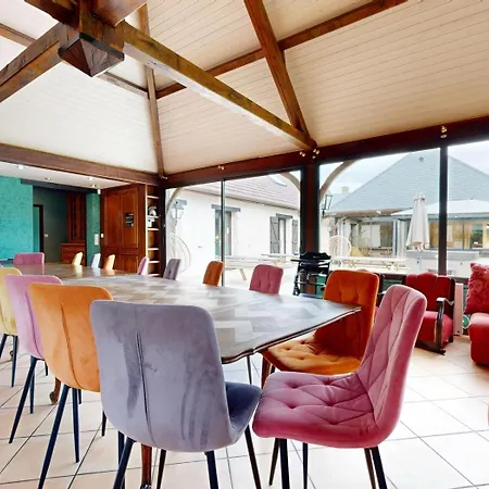 La Clef Decamp Greenland 15pers Jacuzzi Sauna Airhockey Billard * Hudimesnil
