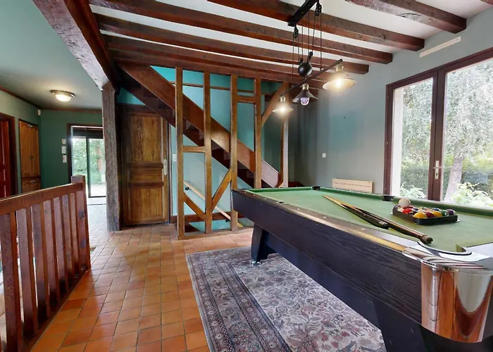 Feriehus La Clef Decamp Greenland 15pers Jacuzzi Sauna Airhockey Billard