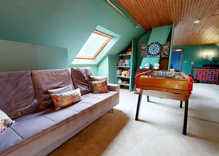 Feriehus La Clef Decamp Greenland 15pers Jacuzzi Sauna Airhockey Billard *