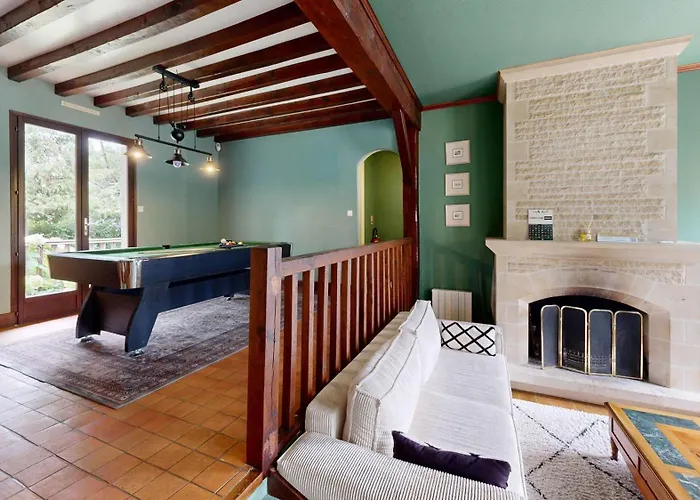 La Clef Decamp Greenland 15pers Jacuzzi Sauna Airhockey Billard * Hudimesnil