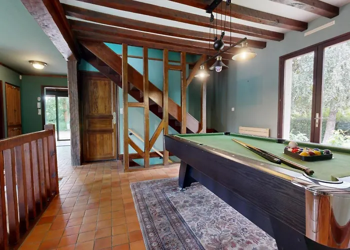 Σπίτι διακοπών La Clef Decamp Greenland 15pers Jacuzzi Sauna Airhockey Billard Hudimesnil