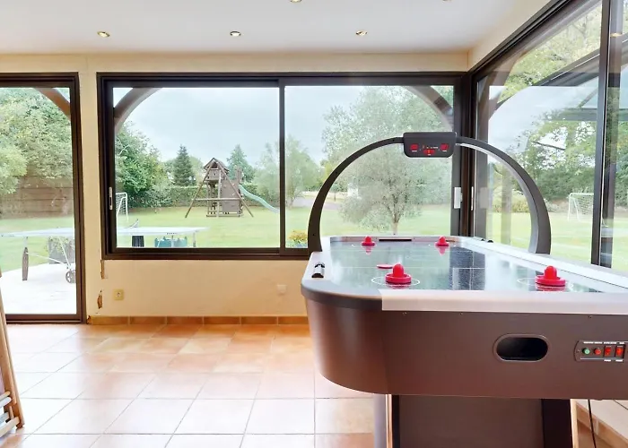 La Clef Decamp Greenland 15pers Jacuzzi Sauna Airhockey Billard Σπίτι διακοπών *