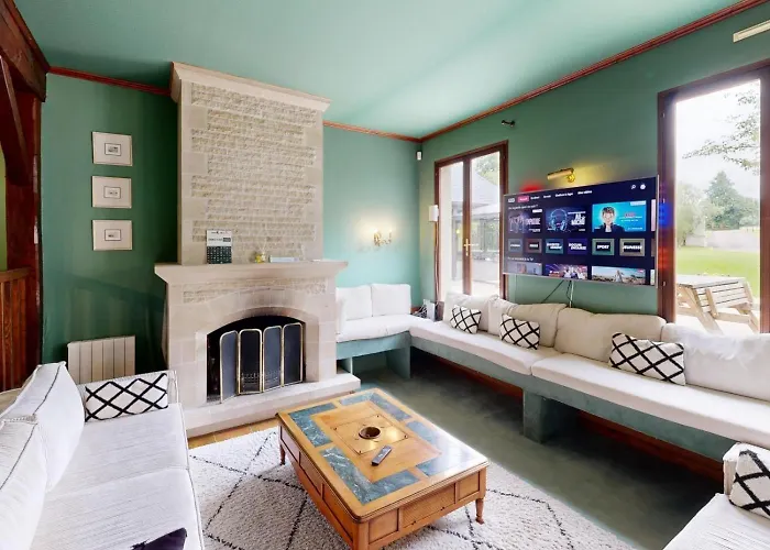 La Clef Decamp Greenland 15pers Jacuzzi Sauna Airhockey Billard Σπίτι διακοπών Hudimesnil