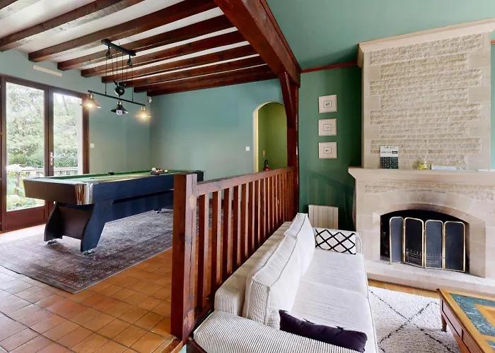 La Clef Decamp Greenland 15pers Jacuzzi Sauna Airhockey Billard Σπίτι διακοπών