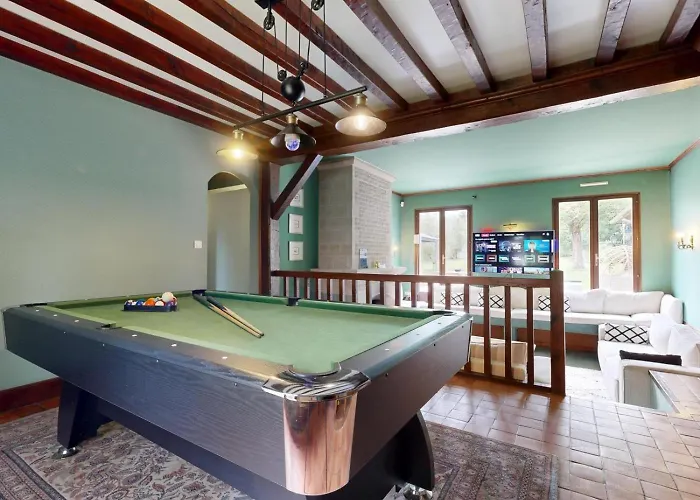 Σπίτι διακοπών La Clef Decamp Greenland 15pers Jacuzzi Sauna Airhockey Billard